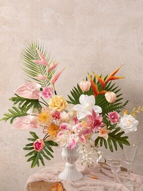 Ling’s Flowers artificial flowers, sorbet tropical